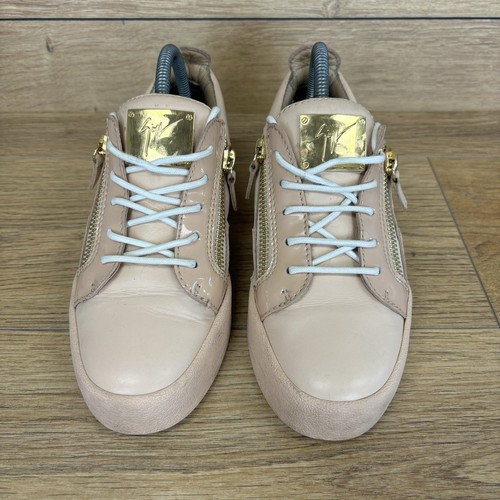 Giuseppe Zanotti Scarpe Donna Taglia UK 5 EU 38 Rosa Pelle Liscia Made in Italy - Foto 4 di 7