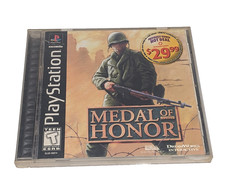 ebay® Auktion 147062072535 | Medal of Honor PS1 (1999) Complete in Box CIB – Black Label – Tested & Working Thumbnail of ebay® auction 147062072535 | Medal of Honor PS1 (1999) Complete in Box CIB – Black Label – Tested & Working