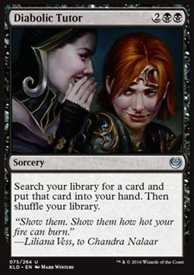 Magic: The Gathering - Tutore Diabolico (Diabolic Tutor) - Carta Singola Da Magic 2011 (M11) - Rarità Non Comune