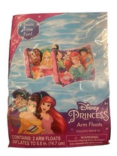 Disney Princess Swim Arm Floats Inflatable Swimming Pool Float 5.8"