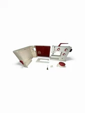 BERNINA NOVA RED EDITION 900 SEWING MACHINE Tested W/ Pedal, Case, Table & Accs