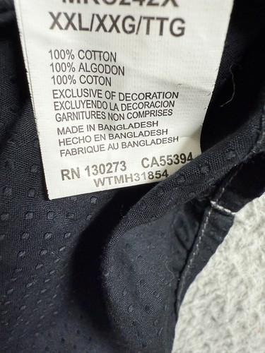 Rock 47 by Wrangler camicia manica lunga bottoni a pressione nera uomo 2XL 100% cotone - Foto 6 di 7