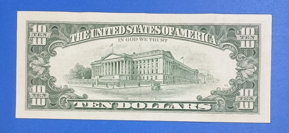 L78467423B $10 1995 Ten Dollar Bill 1995 - Image 3 of 3