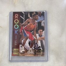 Topps 1996-97 Stadium Club Allen Iverson Rookie #R16 Philadelphia 76ers Card. rookie card picture