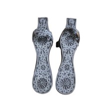 Vintage Turkish Wooden Filigree Clogs Bath Shoes Nalin Decorative Slippers