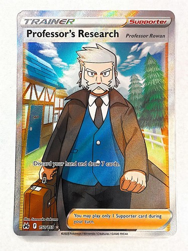 Professor's Research 150/159 Ultra Rare Crown Zenith Pokemon Near Mint