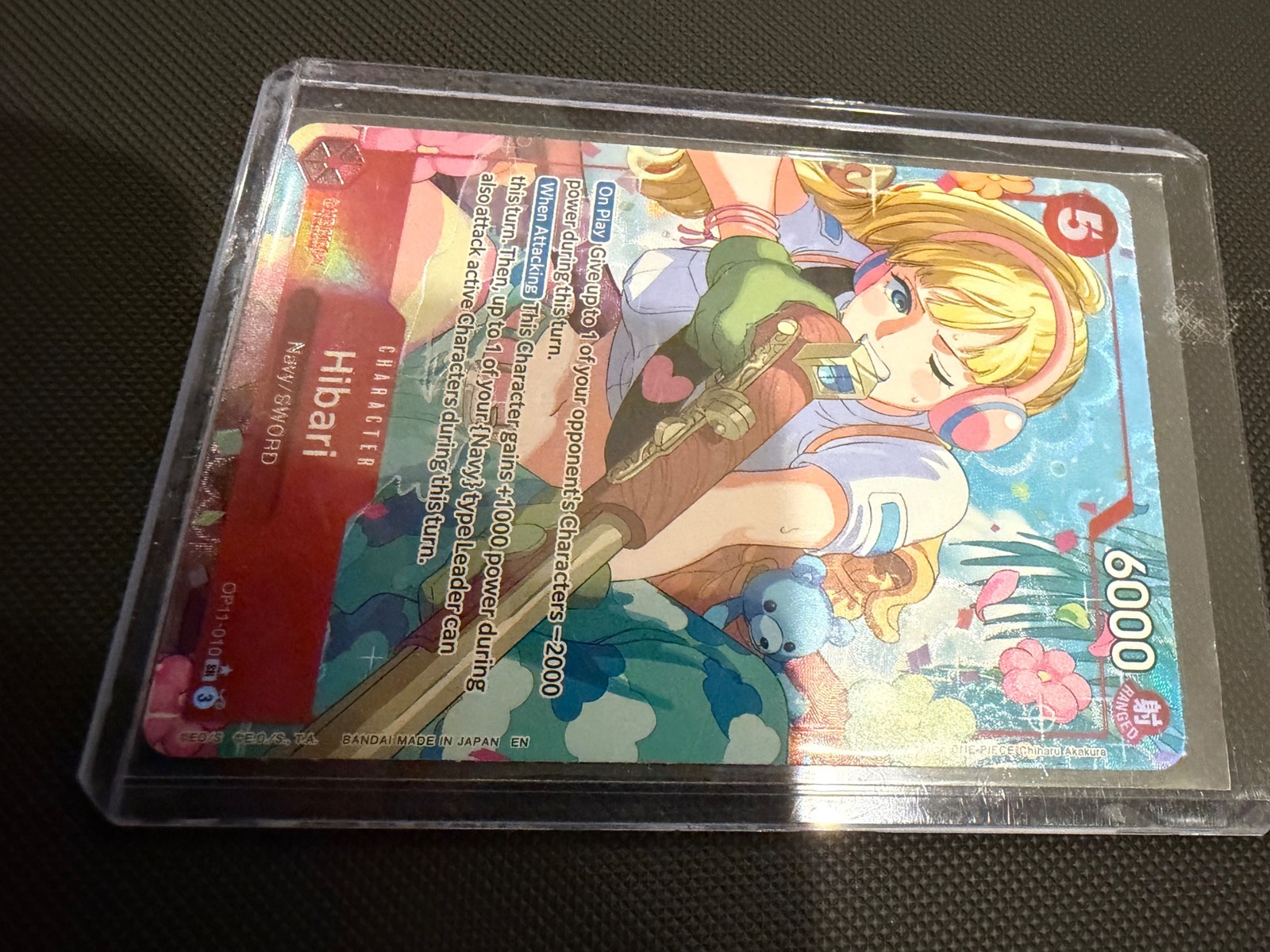One Piece Hibari (Alternate Art) (Foil) OP11-010 A Fist of Divine Speed SR