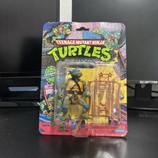 1988 Playmates TMNT Leonardo Teenage Mutant Ninja Turtles New Sealed Black Belt