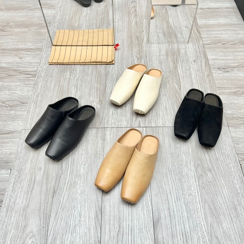 Womens Square Toes Flat Half Slippers New Retro Lazy Muller Shoes Flat Shoes - Picture 11 of 20