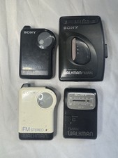Vintage Sony Walkman WM-FX21 Cassette Player AM/FM - Parts/Repair Lot Of 4