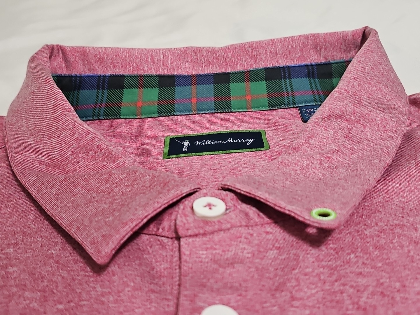 William Murray Performance Heather Raspberry S/S … - image 8