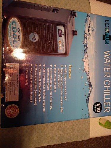 Ecoplus Hydroponic Water Chiller 2.2 Amps, 1/10 HP HydroFarm AACH10 Tester