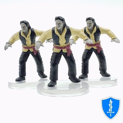 Vampire Spawn x3 - Ghost Light #25 D&D Icons of the Realms Miniature