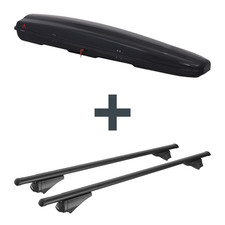 Dachbox G3 Arjes 280 + Dachträger Menabo Tiger für Ford Puma SUV J2K / CF7 NEU