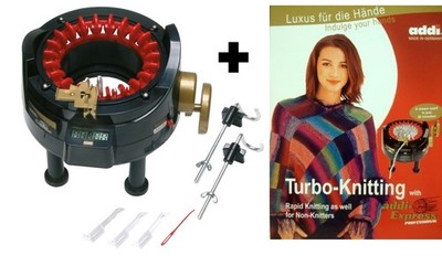 Addi Express Strickmaschine & Schnittmusterbuch Turbo Stricken 992