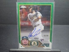 2023 Topps Chrome - Shea Langeliers RC Green Color Match /99 #RA-SL Athletics