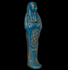 ANCIENT EGYPTIAN ANTIQUES A RARE AUTHENTIC PHARAONIC STATUE OF USHABTI SHABTI BC