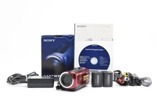 Sony HDR-CX120 Red Handycam Digital Camcorder 10x Optical Zoom 16GB w/Box