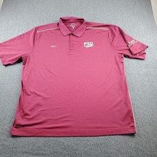 Nike Dri Fit Shirt Performance Florida State FSU Polo Short Sleeve Mens XL