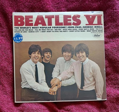 SEALED!!! MONO!!! BEATLES VI 1965 BREATHE HOLES!!! STUNNING!!! FIRST PRESSING!!!