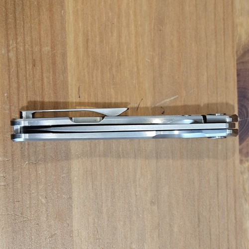 SPK Lamia Gen 4 Shiny Titanium milled XPJX Scales. Elmax Blade | eBay