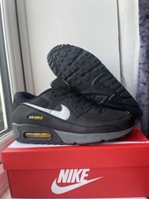 Nike Air Max 90 Black Grey Yellow - Size 11