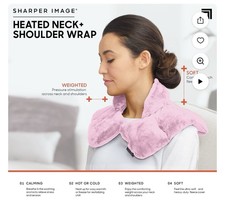 Sharper Image Hot and Cold Herbal Aromatherapy Neck and Shoulder Plush Wrap -...