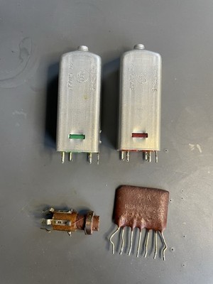 RCA 1-RA-11 tube AM radio parts IF transformers, oscillator coil, PC