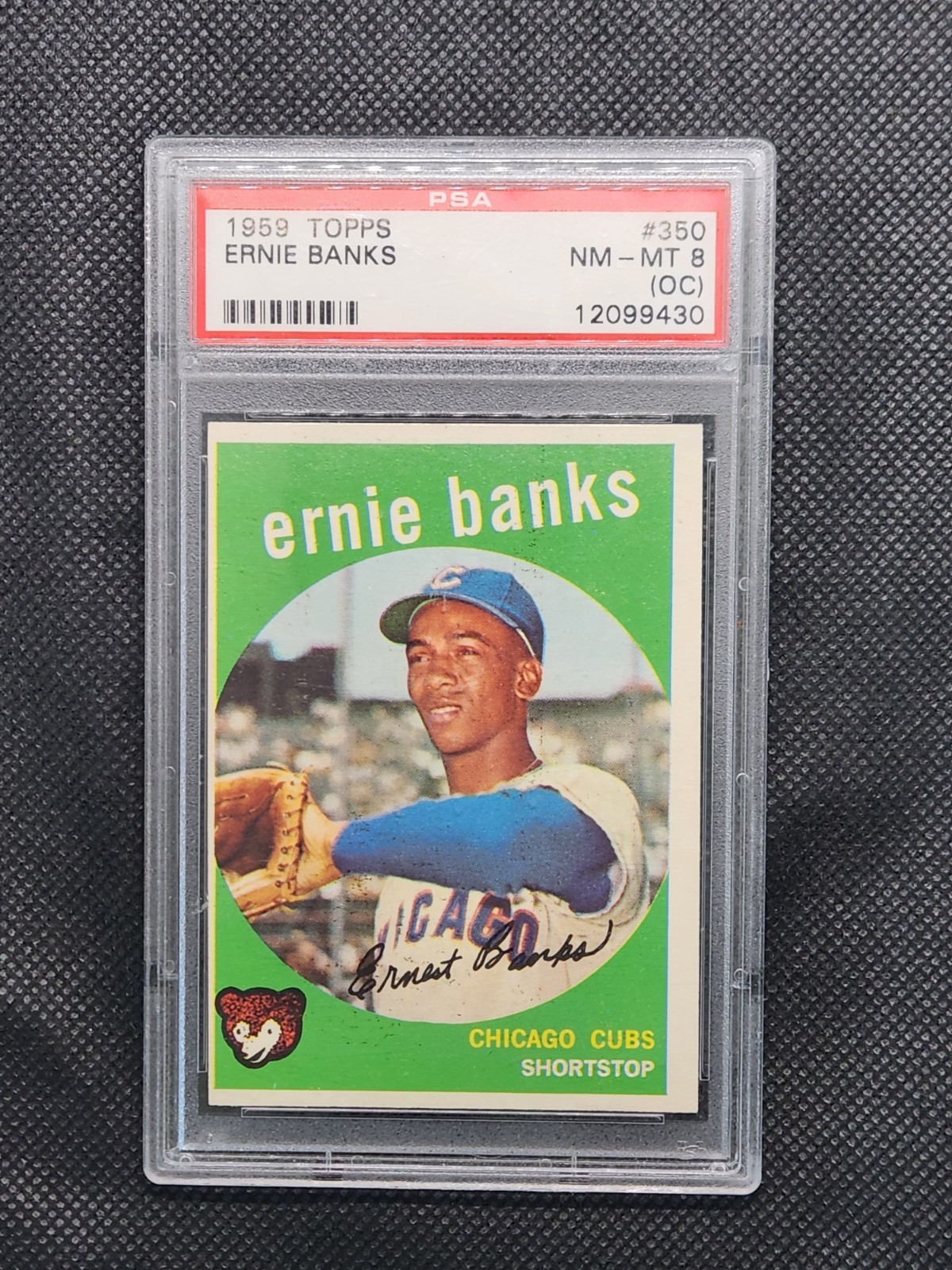 1959 Topps Ernie Banks #350 PSA 8
