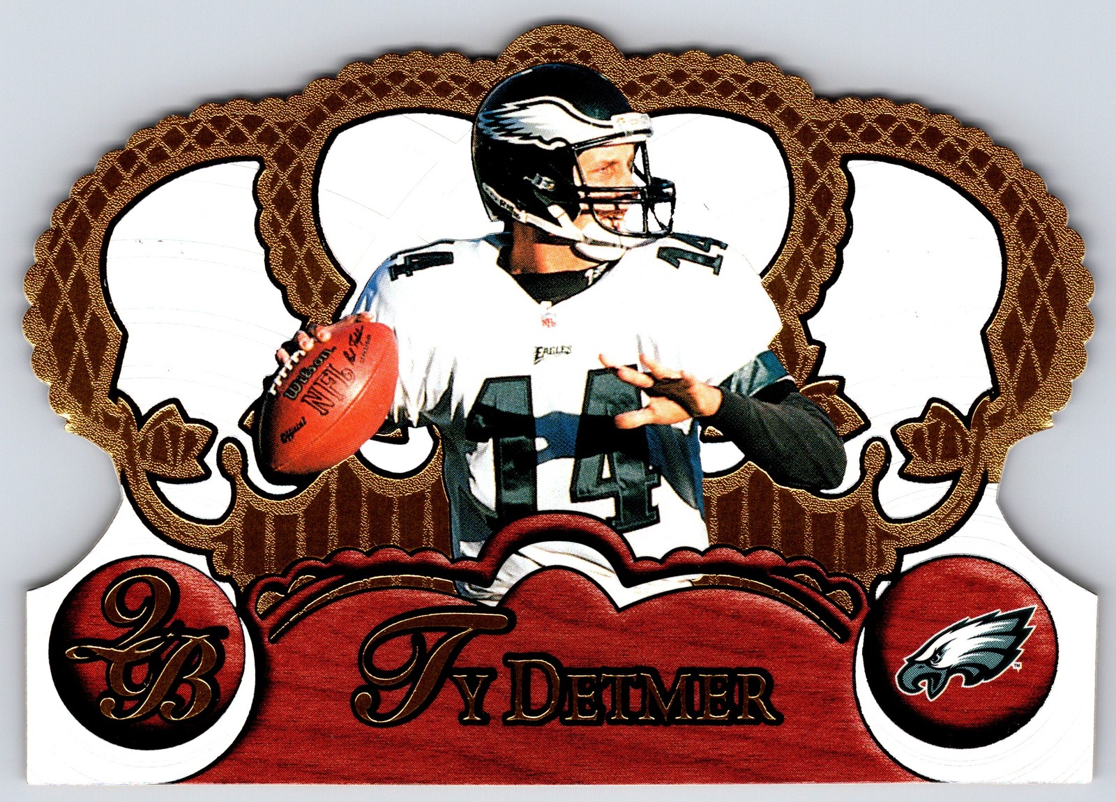 Ty Detmer #101 Philadelphia Eagles 1997 Pacific Crown Royale