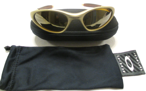 GAFAS DE SOL OAKLEY MINUTE 1.0 GEN 2 FMJ PLATINO ORO IRIDIO LENTES E ICONOS DORADOS - Imagen 2 de 13