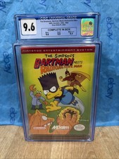 Simpsons Bartman Meets Radioactive Man (Nintendo NES) Cgc 9.6 Graded CIB 1992
