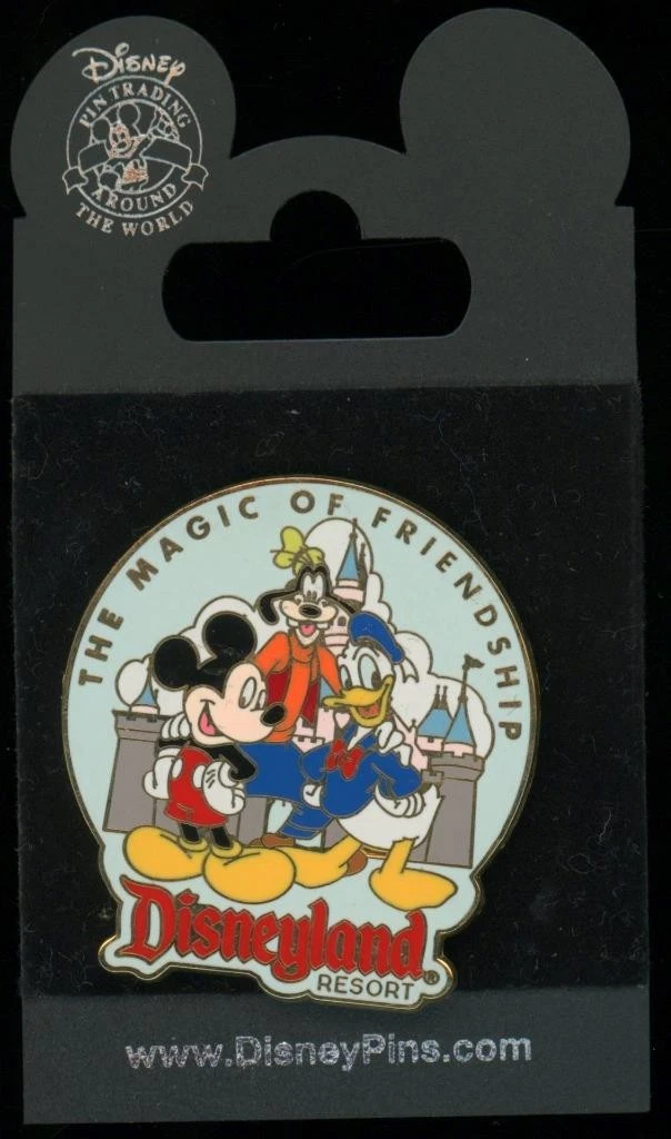 DLR The Magic of Friendship Mickey Donald Goofy Disney Pin 60165