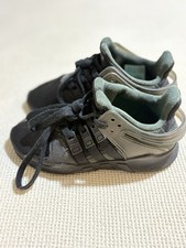 adidas EQT Support Kids Black Sneakers Youth Size 11K Athletic Shoes