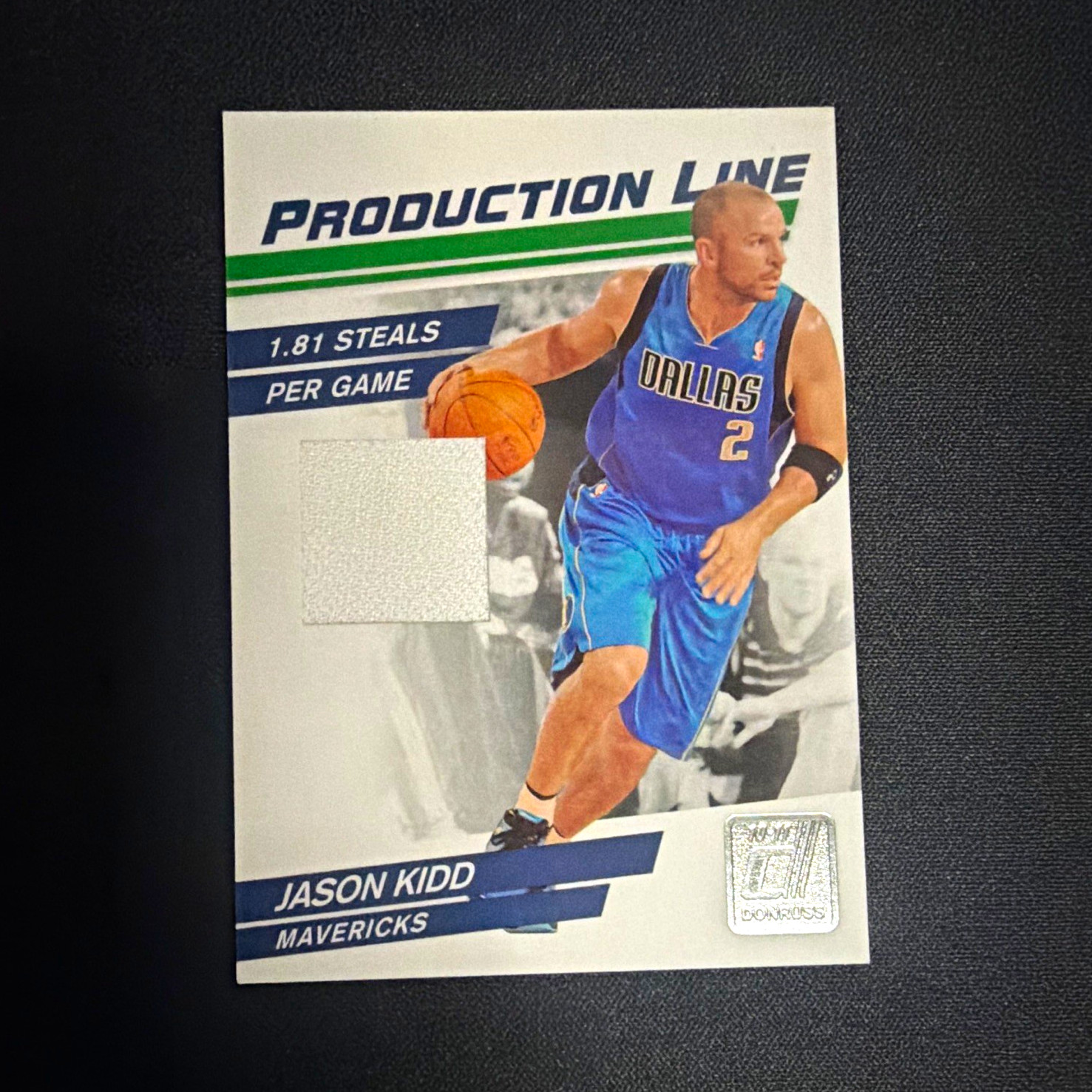 Panini 2010-11 Donruss Production Line Jason Kidd #81 Materials MEM /399