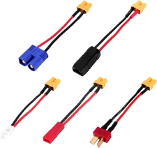 INJORA XT30 to JST-RCY JST PH2.0 TRX-4M T-Style EC3 Battery Adapter Cable