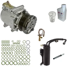 For Ford Econoline Club Wagon Omega AC Compressor w/ A/C Repair Kit CSW
