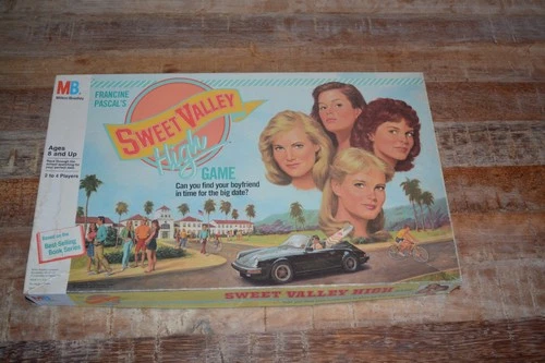 Vintage Milton Bradley Sweet Valley High Board Game 1988 Complete