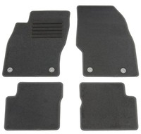 FußMatten Set FüR Opel Corsa D 2006-2014 Autoteppiche Mit 100% Passform Schwarz