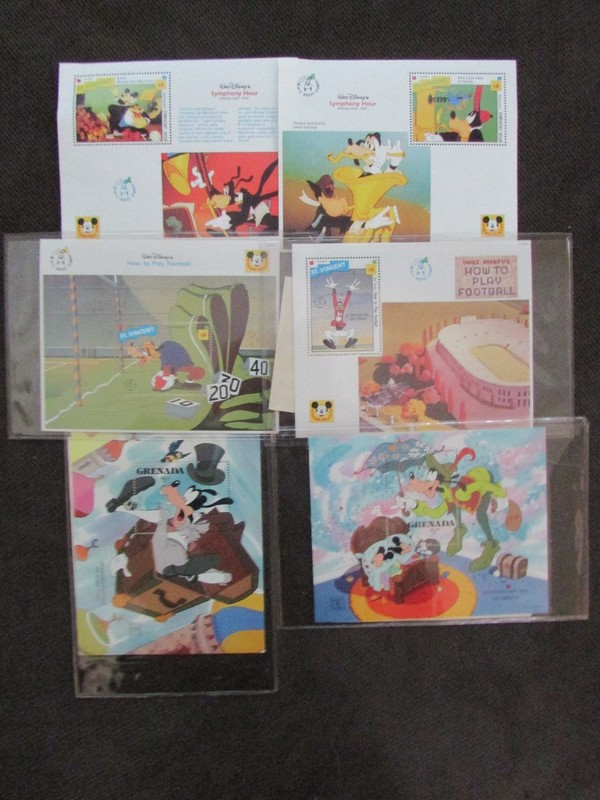 Disney stamps featuring GOOFY