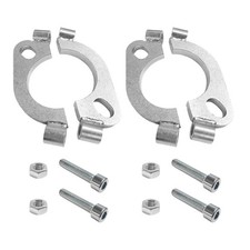 Kvaey 2 Pcs Split Flange Repair Kit 2.5 Durable Carbon Steel Exhaust Flange...