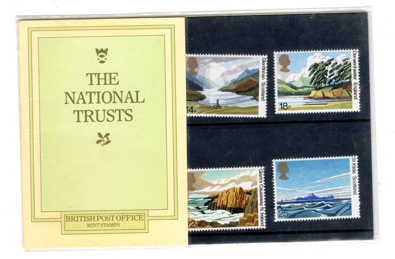 UK 1981 The National Trusts in Pack No:  127,  Set of 5 Mint MNH