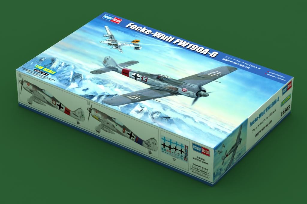 Hobbyboss 81803 - 1/18 Focke-Wulf FW190A-8 - New