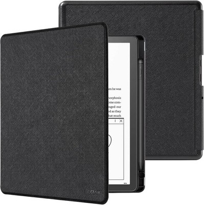 CoBak Kindle Scribe Hülle 10,2 Zoll Schwarz mit Stifthalter Auto Schlaf/Wach