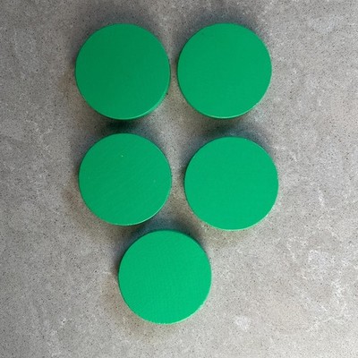 Lovevery Drop and Match Dot Catcher Montessori Wooden Replacement Dots Green 5