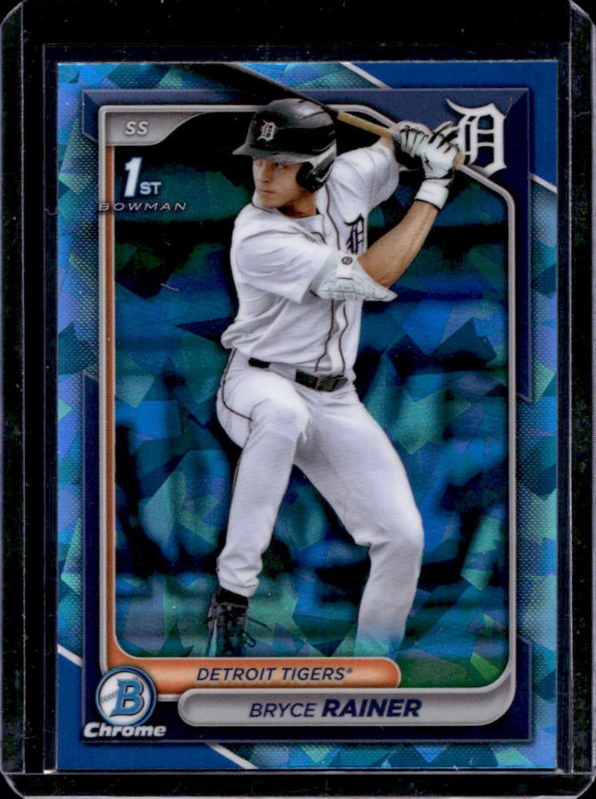 2024 Bowman Draft Sapphire Bryce Rainer Chrome 1st Prospect #BDC-86 Tigers