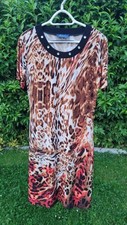 SOMMER-KLEID, Julie C. ,leopard/ bunt - Gr. 42(QVC)