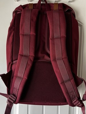 Herschel Supply Co. Little America Maroon Flap Top Drawstring Backpack 30L  | eBay