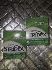 Stridex Medicated Acne Pads with Salicylic Acid, Sensitive with Aloe 90 ct Lot 2