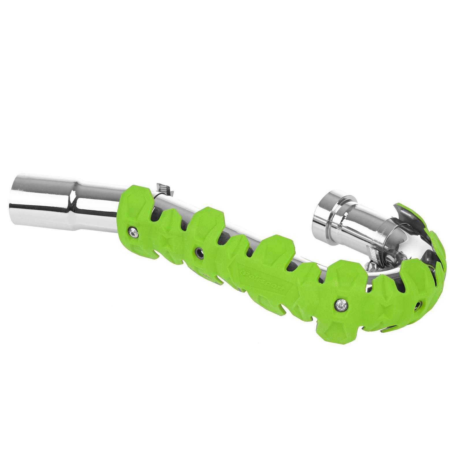 Krümmerschutz Armadillo Short Heat Shield Protector 4-Takt Enduro Exhaust Green